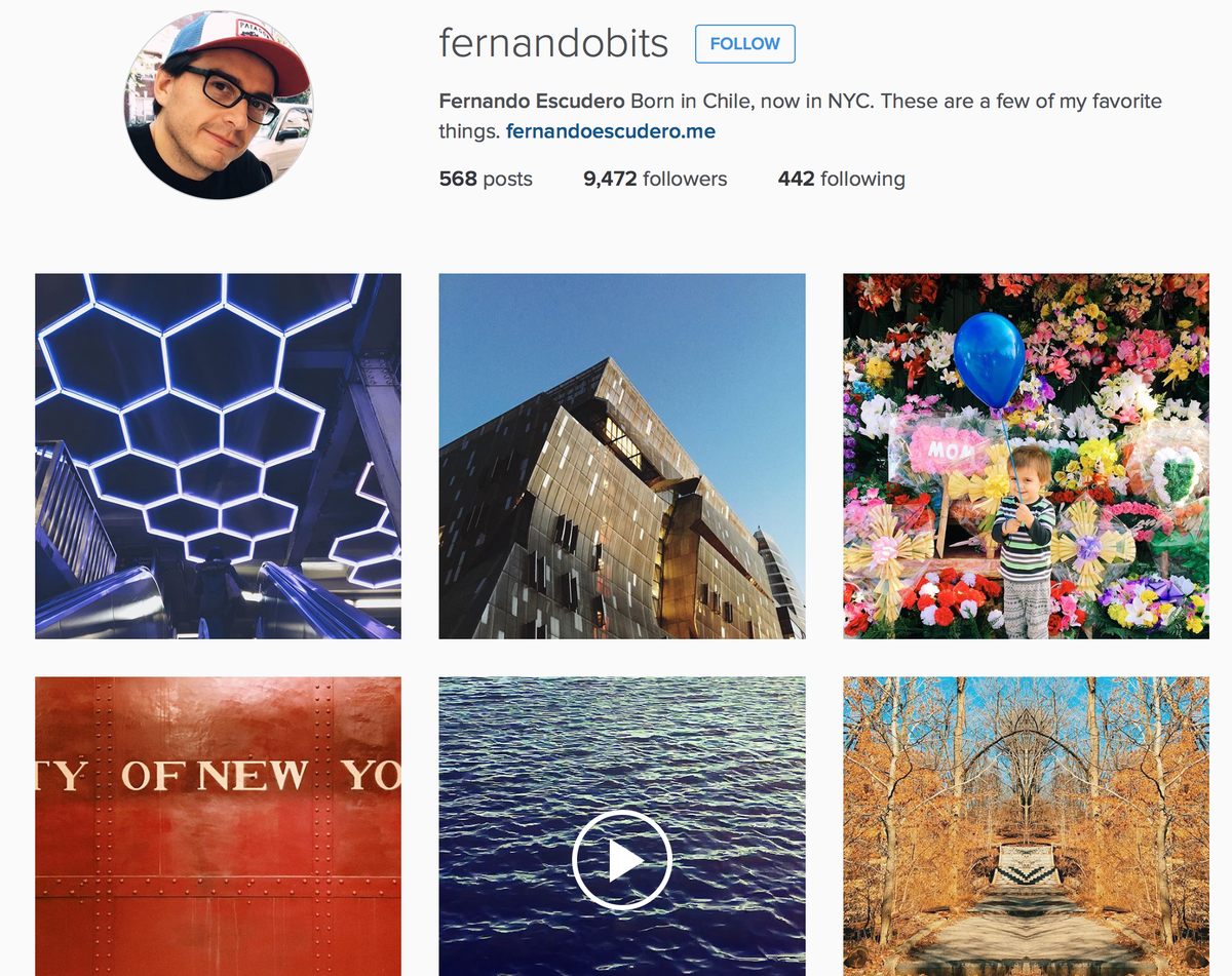 Znát svůj webový profil na Instagramu