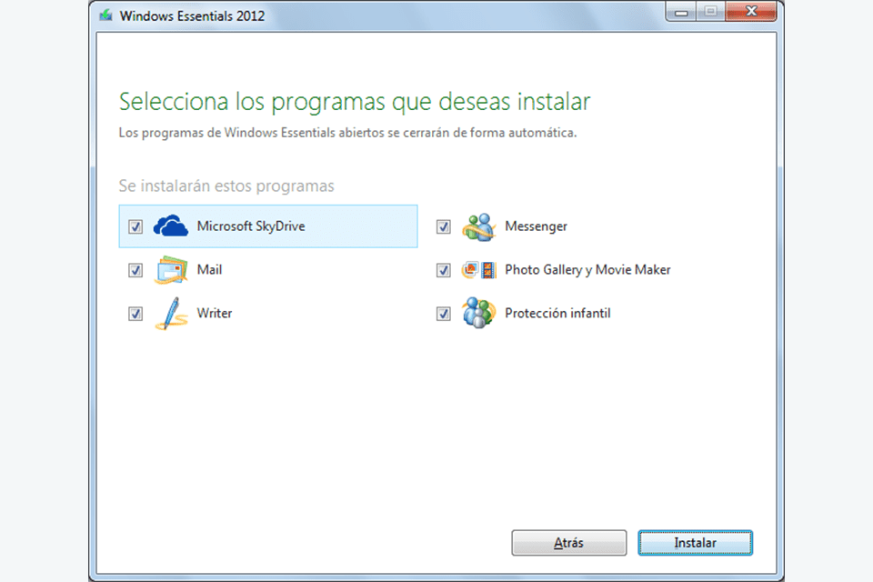 Actualités et problèmes dans Windows Essentials 2012