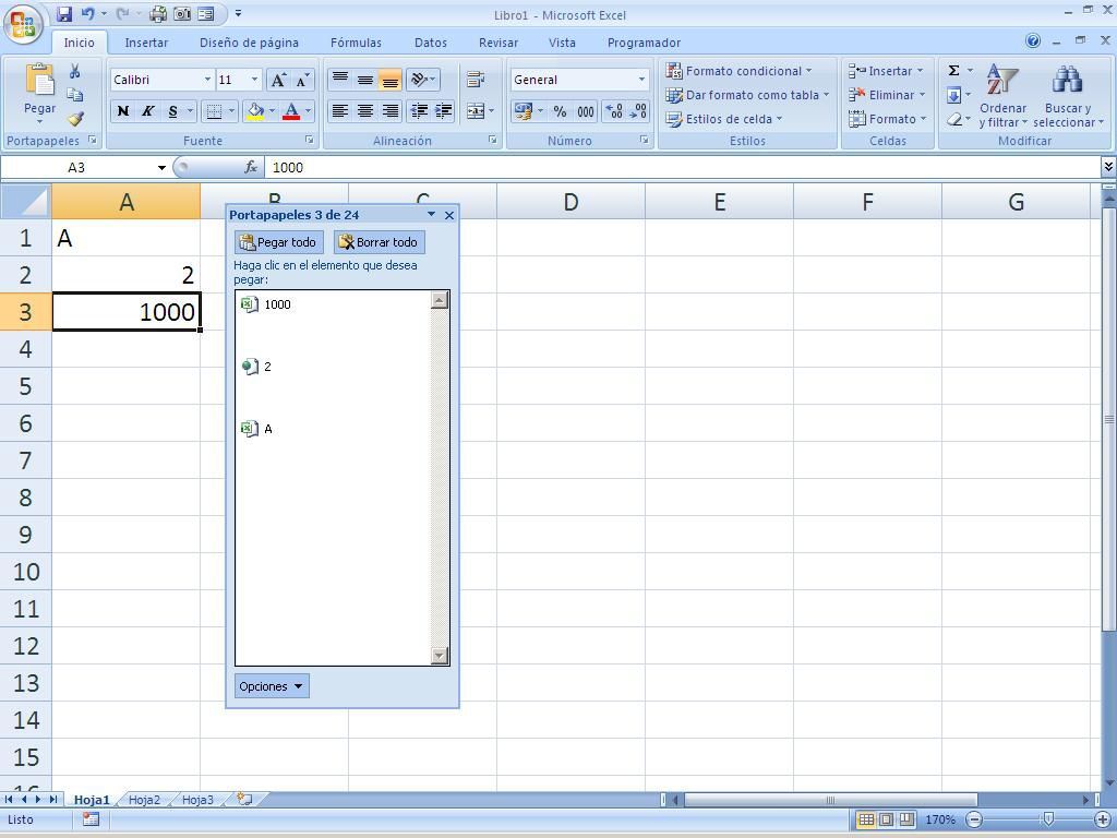 Utklippstavlen i Excel spesielt og i Office generelt