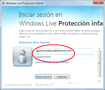 Beskytt barn på Internett i Windows 7