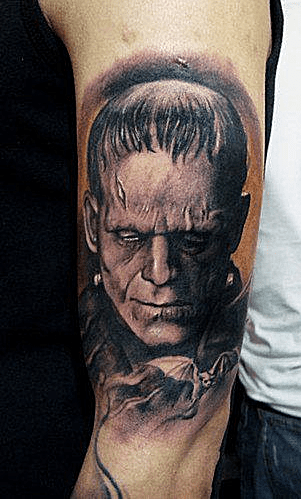 Top 5 tatuiruotės Frankenstein Monster