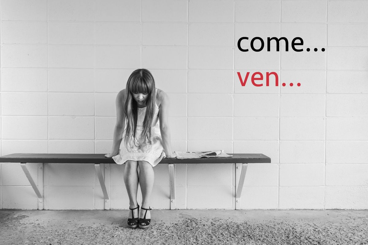 Verb "to come" ("come" in inglese)