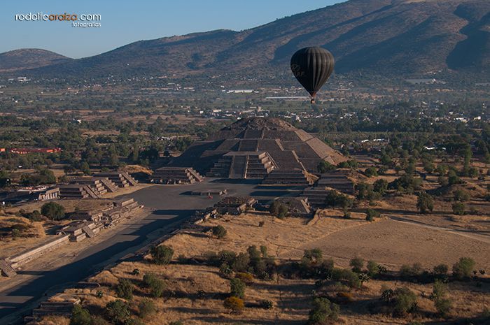 5 baliono skrydžiai per gražiausius Meksikos kraštovaizdžius