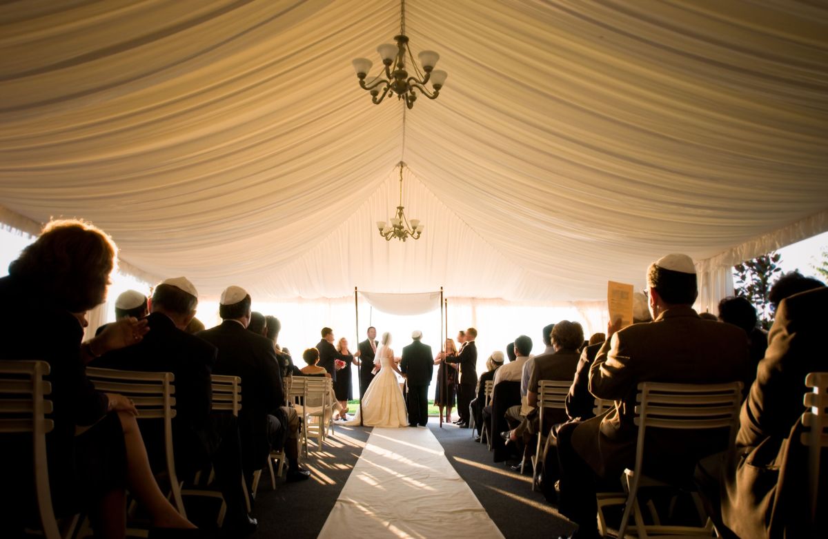 Žydų santuokos ceremonija