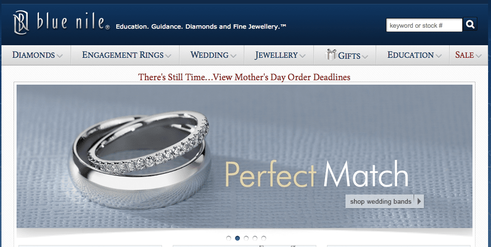Fem sider å kjøpe smykker på Internett