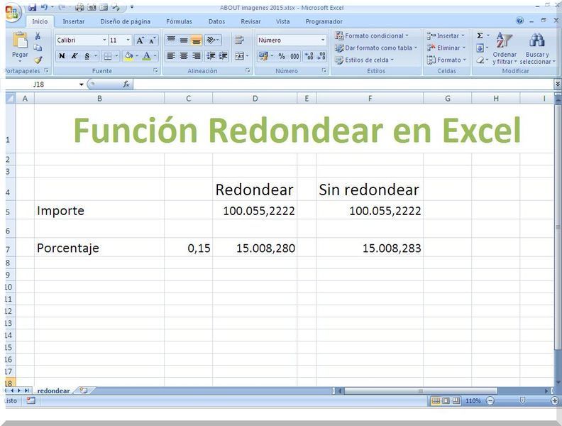 Funzione rotonda in Excel