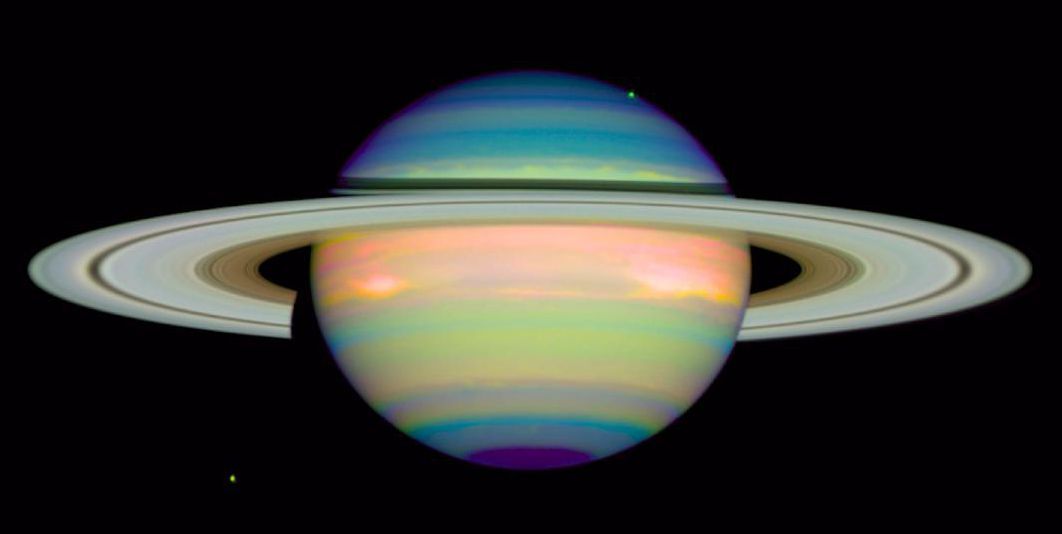 Atmosféra Saturnu v obrazech
