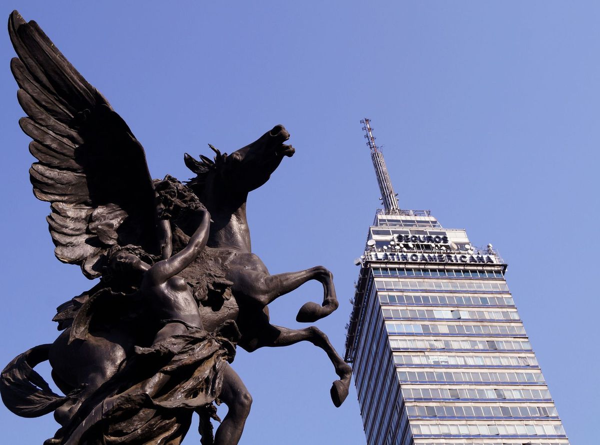 Città del Messico dalle alture della torre latinoamericana