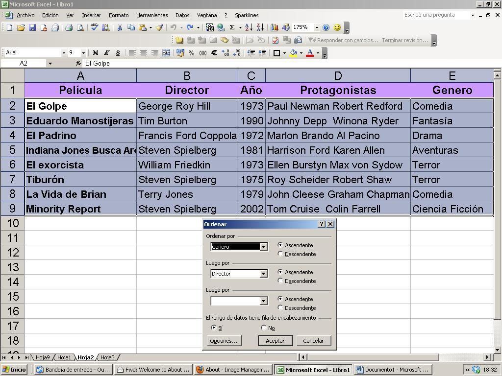 Ordina i dati in Excel