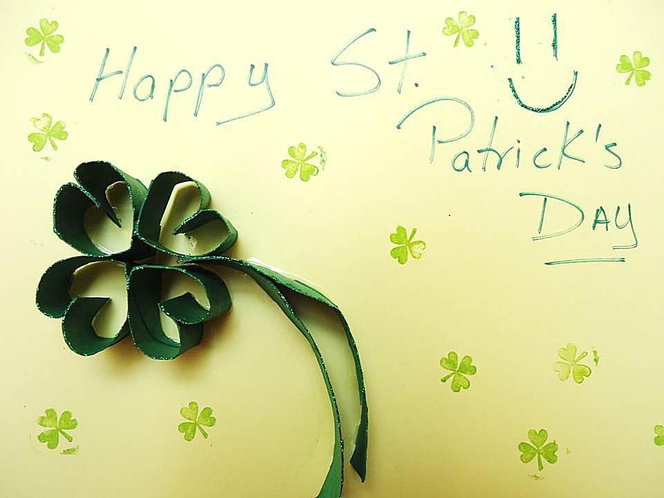 Kleekarte für St Patrick Tag. (St. Patrick's Day)