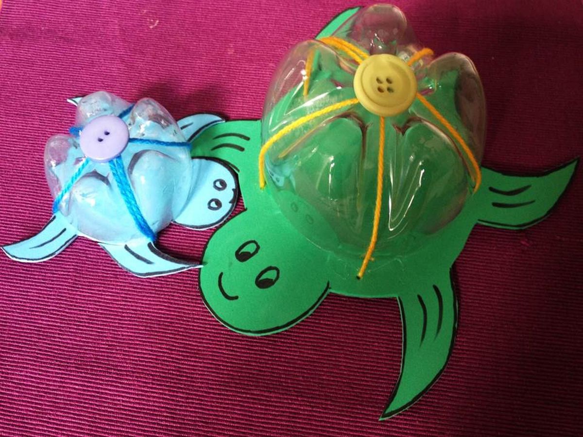 Fomi želvy nebo pěnový a recyklovaný plast