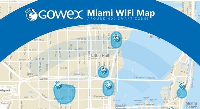 Zdarma wifi v Miami