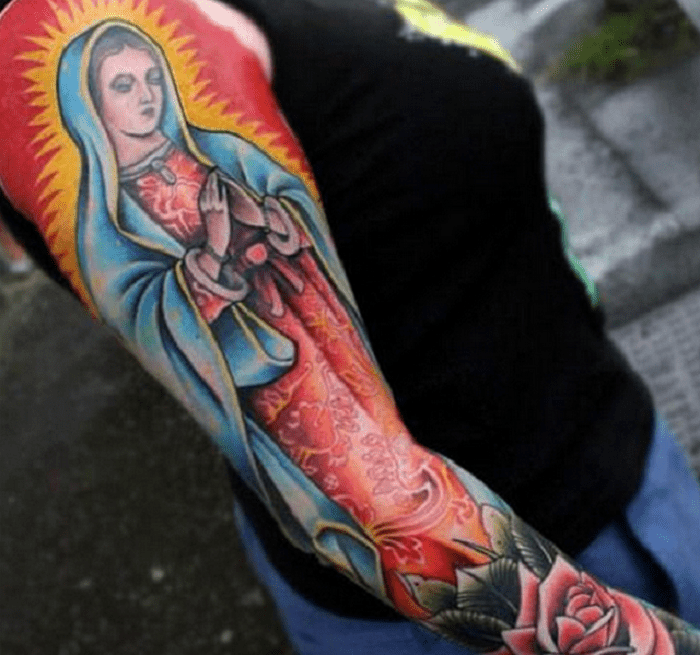 5 Tatuaggi della Vergine di Guadalupe, madre di tutti gli ispanici