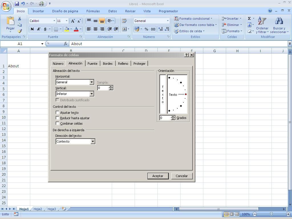 Allinea e orienta i dati in Excel