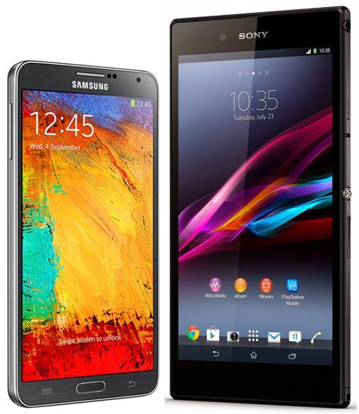 Différences entre Samsung Galaxy Note 3 et Sony Xperia Z Ultra