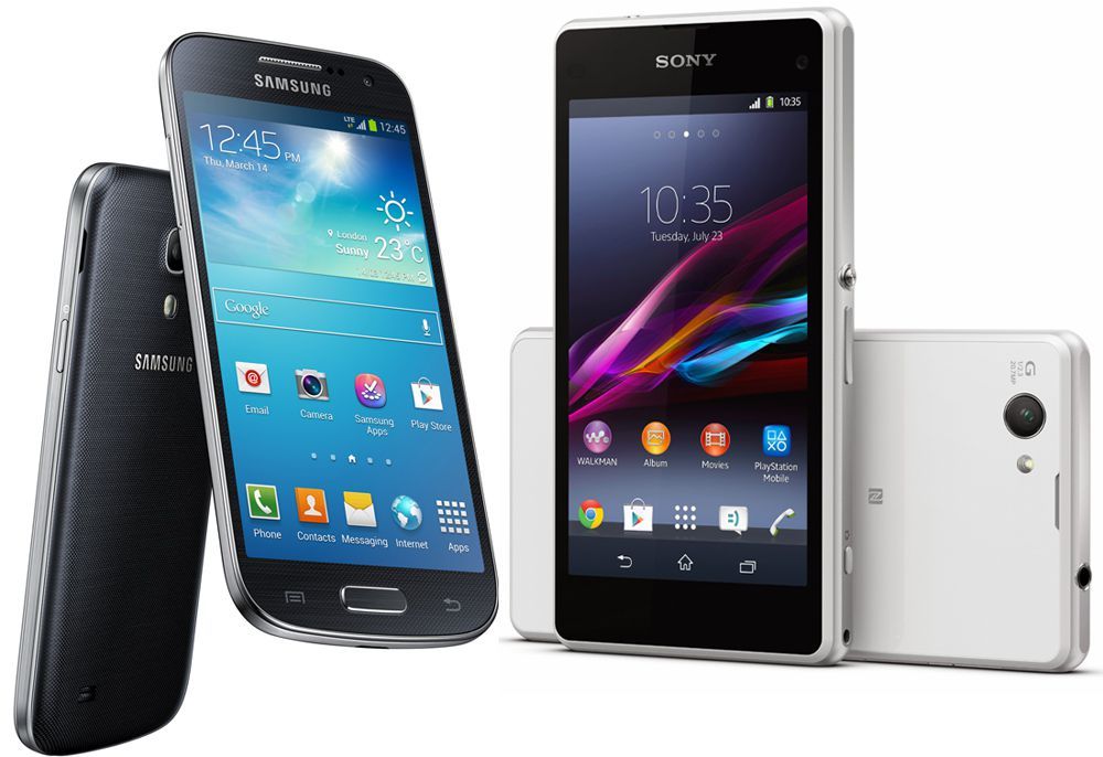 Différences Sony Xperia Z1 Compact et Samsung Galaxy S4 mini