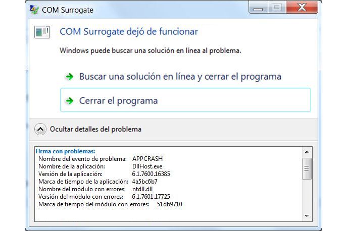 Riparare l'errore COM Surrogate in Windows 7, 8 o 8.1
