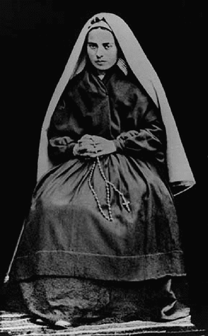 Saint Bernadette Soubirous a Panna Lourdská